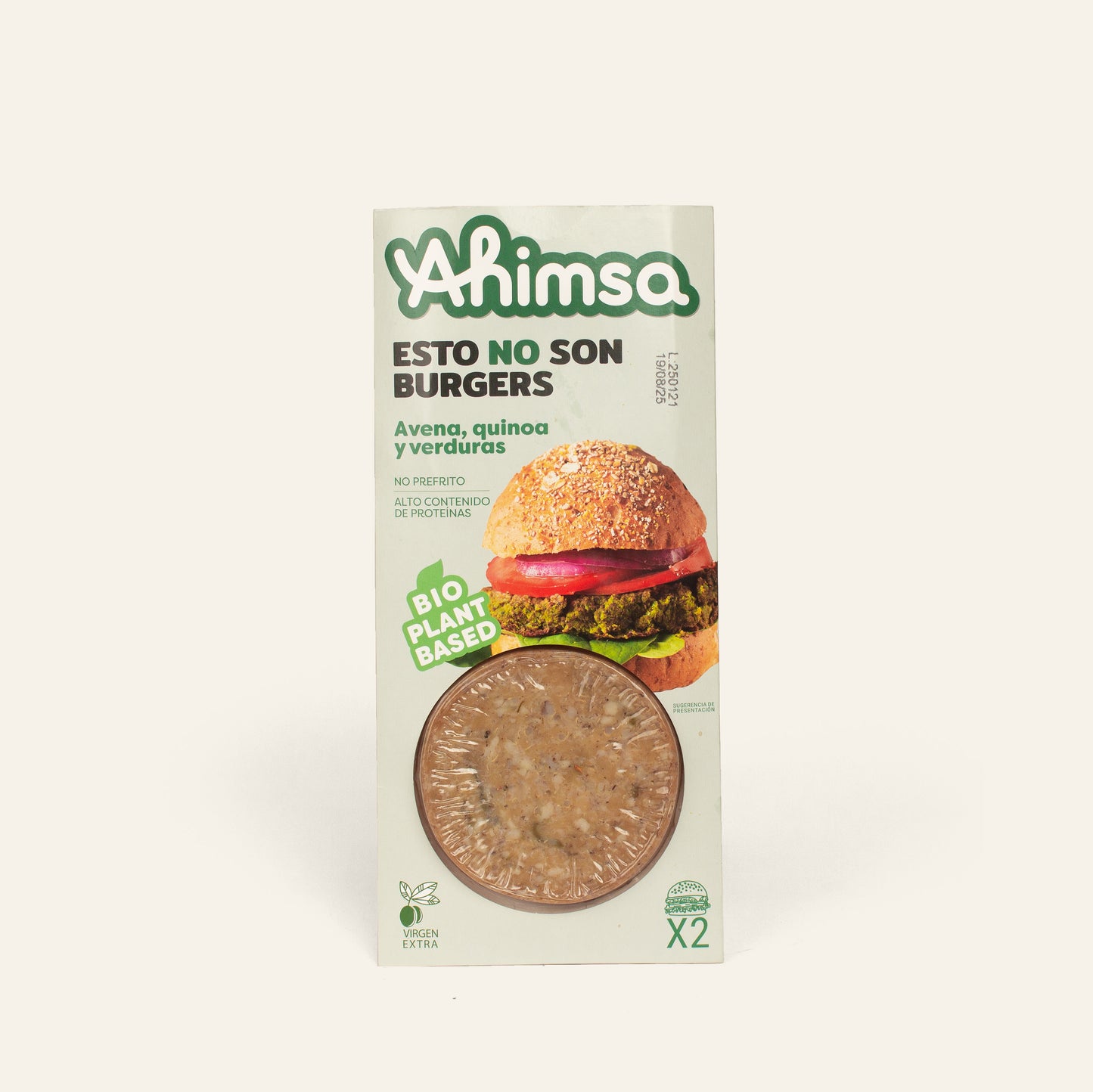 Burger civada, quinoa i verdures