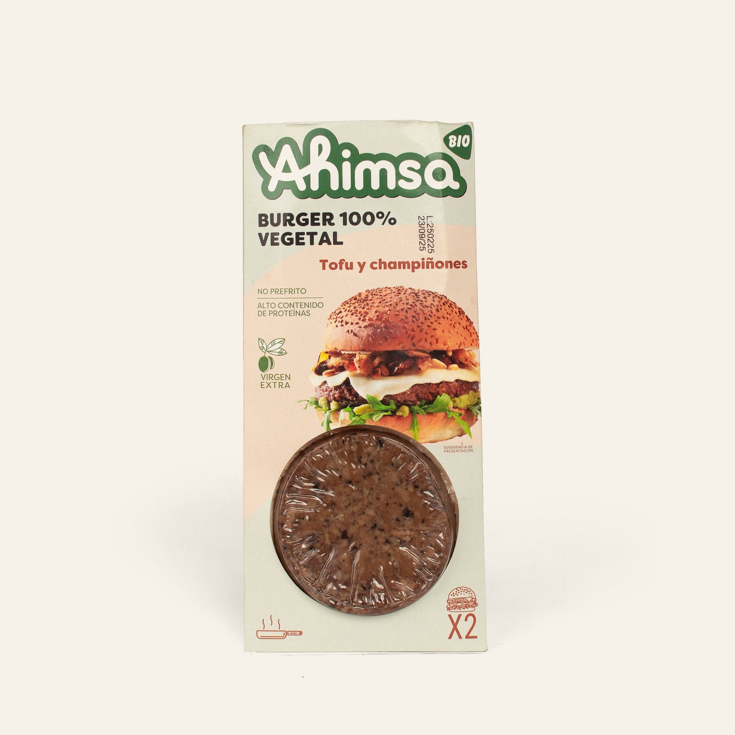 Burger tofu i xampinyó