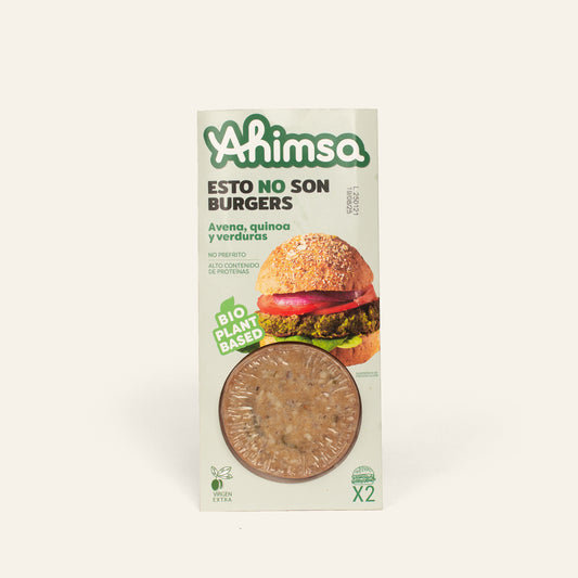 Burger civada, quinoa i verdures