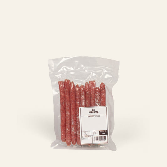 Mini fuets de gall d'indi